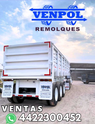 Remolque Gondola Volteo Para Materiales 30m3 Reforzada
