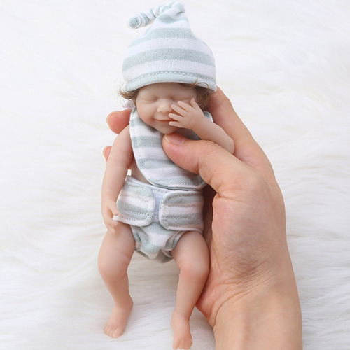 15cm Mini Muñeca De Renacimiento De Bebé 6 Pulgadas Color Fix Diseño Fix