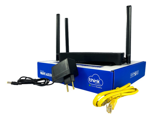 Roteador Wi-fi 6 Gigabit Think Wave Ax1500 Função Mesh