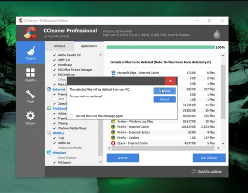 Ccleaner Professional + Antivirus 360 Segurity Full Licencia