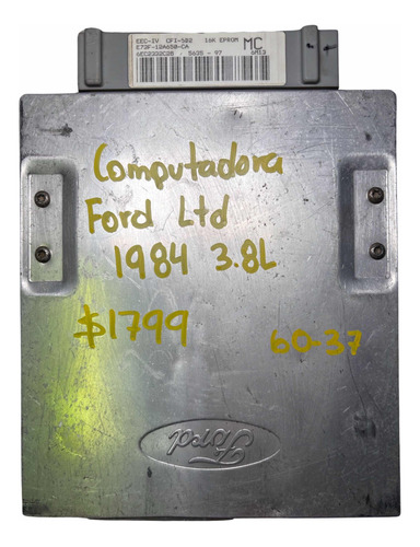 Computadora Ford Ltd 3.8l 1984             E73f-12a650-ca Mc