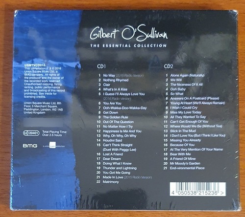 Cd - Gilbert O'sullivan - La colección esencial