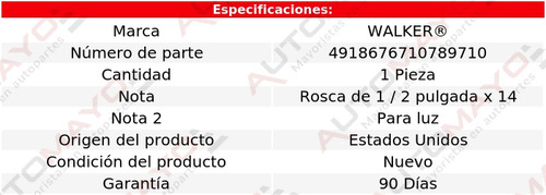 Sensor Cts Walker G10 Van Para Chevrolet L6 4.1l 1974