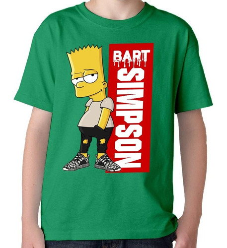 Remeras Camisetas Bart Simpson Para Adulto Y Más 