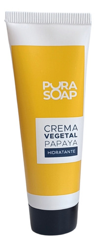 Crema Hidratante Para Manos Y Uñas Pura Soap Fragancia Papaya