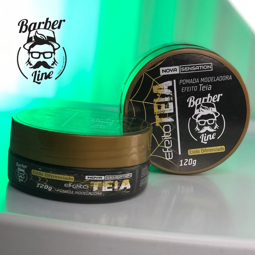 Pomada Modeladora Efecto Telaraña 120g Barber Line