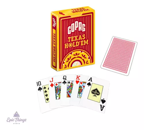 Kit Baralho de Poker Texas Hold'em Naipe Grande - Copag Loja