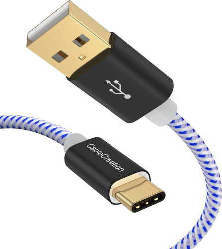 Cable Usb C Cable De Carga Rapida 3a 480mbp De 48.8cm. Blue