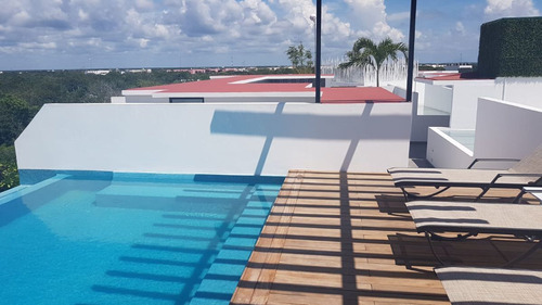 Departamento En Venta Con Rooftop Privado En Quinto Sol Aldea Zama, Tulum.