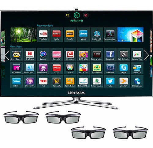 Imagen 2 de 4 de Vendo Tv Samsung 46 3d Cámara 46f7500