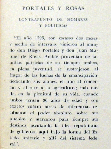 Hugo Guerra Baeza Portales Y Rosas Contrapunto De Hombres