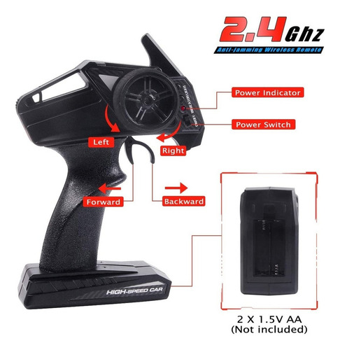 . Coche De Control Remoto Drift Coche Rc Coche 1:1 8 18km/h