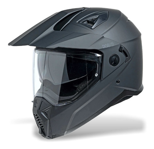 Casco Enduro Ixs 208 1.0, Negro Mate. Ixs