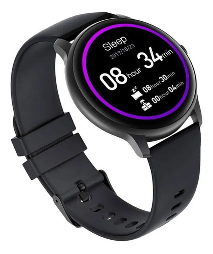 Imagen 4 de 10 de Smartwatch Imilab KW66 Smart Watch 1.28" caja 45.3mm de aleación de zinc black, malla black de silicona