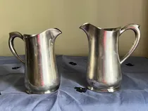 Comprar Par De Jarras Los Mellizos.antiguas,pesadas Y Marcas De Vida