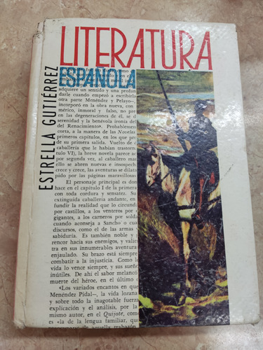 Literatura Española Estrella Gutiérrez Ed Kapelusz
