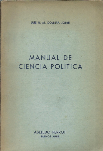 Manual De Ciencia Politica - Jofre - Dyf