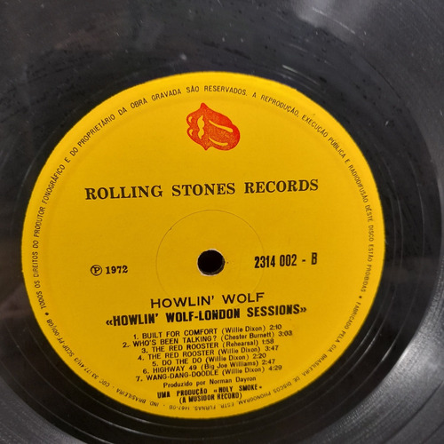 Vinil Lp The London Howlin Wolf Sessions Eric Clayton Steve