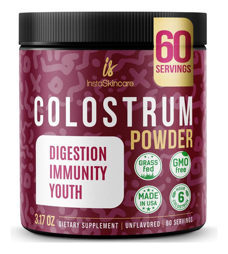 Calostro Bovino En Polvo Colostrum 1500 Mg 40%ig 90g