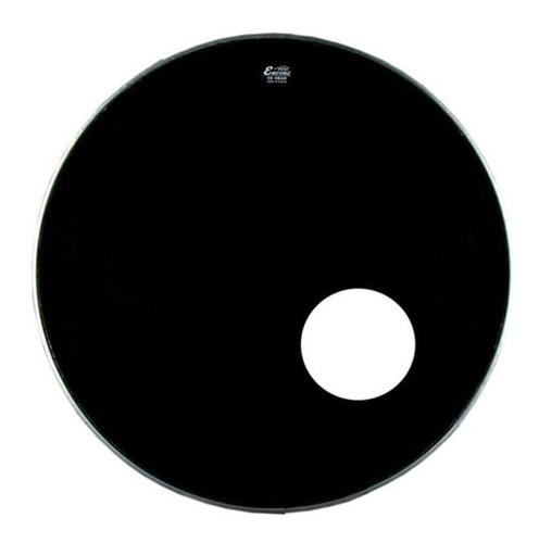 Parche Remo Encore Ebony Sound-hole P Bombo De 24 C/ Agujero