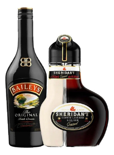 Combo Licor Sheridan´s 750ml + Baileys Clásico 750ml