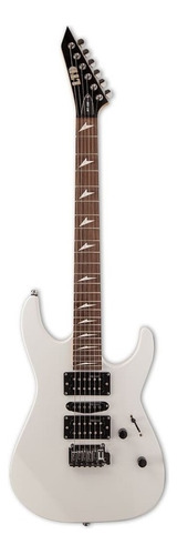 Guitarra elétrica LTD Exclusives MT-130 de  tília snow white com diapasão de pau-rosa