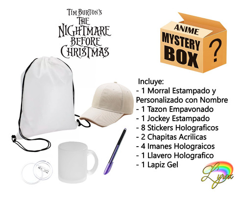 El Extraño Mundo De Jack Mystery Box Tazon Jockey Chapita