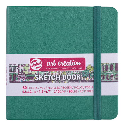 Talens Art Creations - Cuaderno De Bocetos, Color Verde Bos.