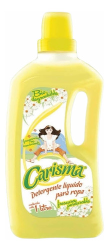 Pack 2x Detergente Ropa Líquido Biodegradable Carisma 1litro