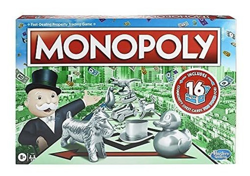 Monopoly Juego, Family Board Juego Para 2 A 6 Brrj4