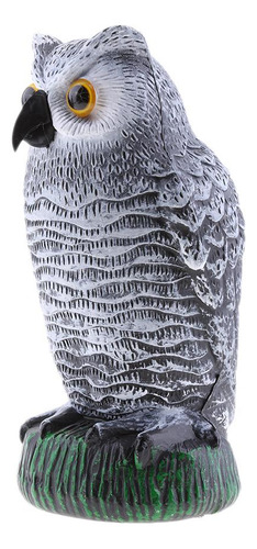 Garden Yard Scarer Decoy White Gray 26x13x11cm