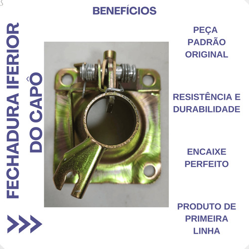Fechadura Inferior Capô Mb 1214 1418 1618 1630 1935 1941 Hpn