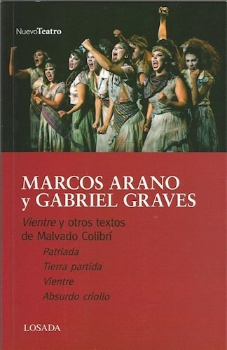 Vientre Y Otros Textos, De Arano, Marcos. Editorial Losada, Tapa Tapa Blanda En Español