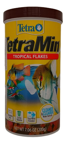 Alimento Hojuelas Pez Tetramin Tropical Flakes 200gr Tetra