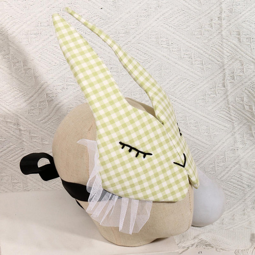 Máscara De Conejo De Orejas Largas Máscara De Conejo De