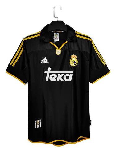Camiseta Real Madrid 99-00 Negra -histórica Vintage 