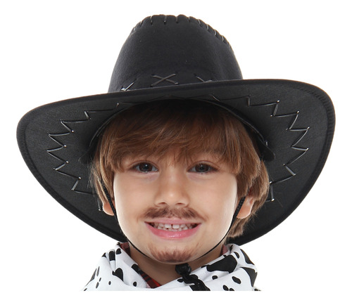 Chapéu Cowboy Infantil Preto - Country