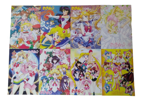 Set De 8 Posters Sailor Moon Cada Uno Mide 42x29cm Anime 