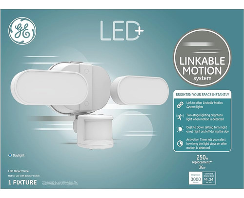 ~? Ge Lighting Led + Lámpara De Inundación Al Aire Libre Vin