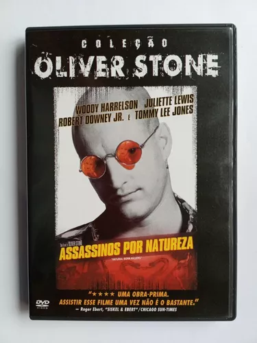 DVD - Assassinos Por Natureza - Woody Harrelson - Seminovo