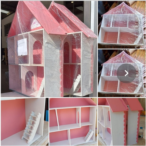 Imagen 4 de 9 de Casita De Muñecas Mdf Navidad Reyes