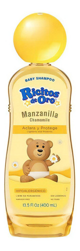  Shampo Para Niños De Manzanilla, Ricitos De Oro , 400ml, Empaque: 1 Caja X 12 Unidades.