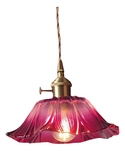 Lámpara Colgante Moderna, Iluminación De Morado Pequeño