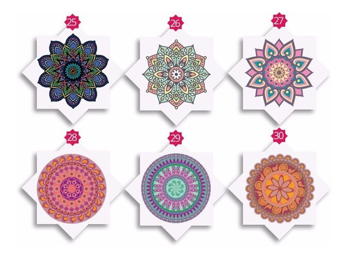 Imagen 6 de 7 de Vinilos Pared Mandalas 30x30cm