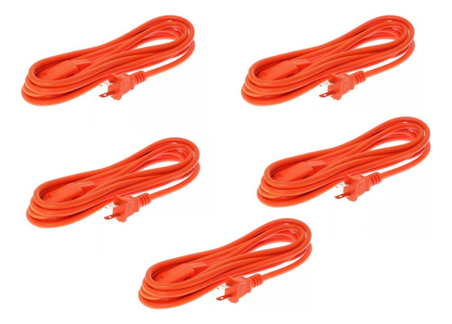 Extension Naranja De 2m 5 Pack Uso Rudo Calibre 16 Aw  Er-02