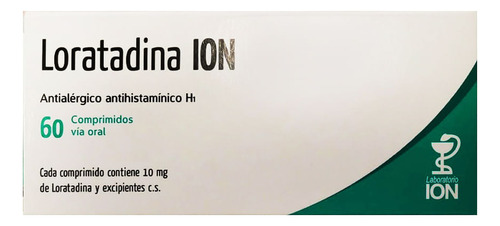 Loratadina Ion 10 Mg X 60 Comprimidos