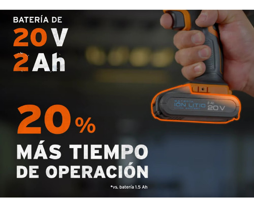 Taladro Percutor Inalámbrico 20v 3 Funciones 220v Truper