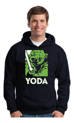 Buzo Star Wars - Maestro Yoda - Hoodie Con Capucha Unisex