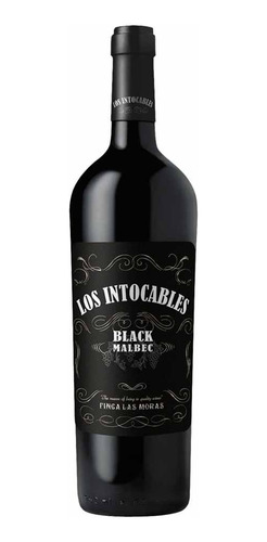 Vino Tinto Los Intocables Black Malbec 750ml Puro Escabio