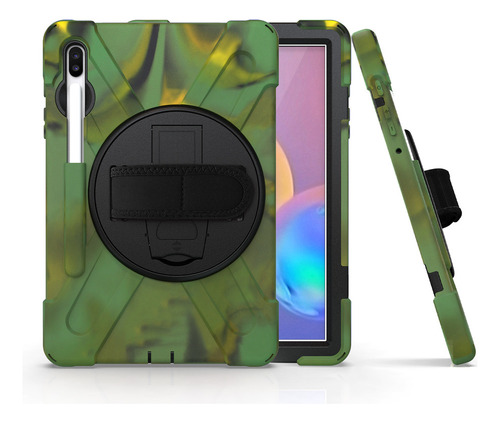Genty Tablet Case Tab S6 10.5 Camuflagem